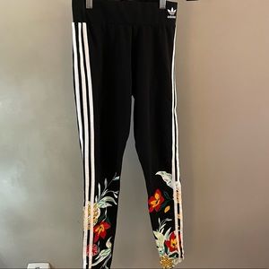 NWOT Adidas Floral Pattern Leggings